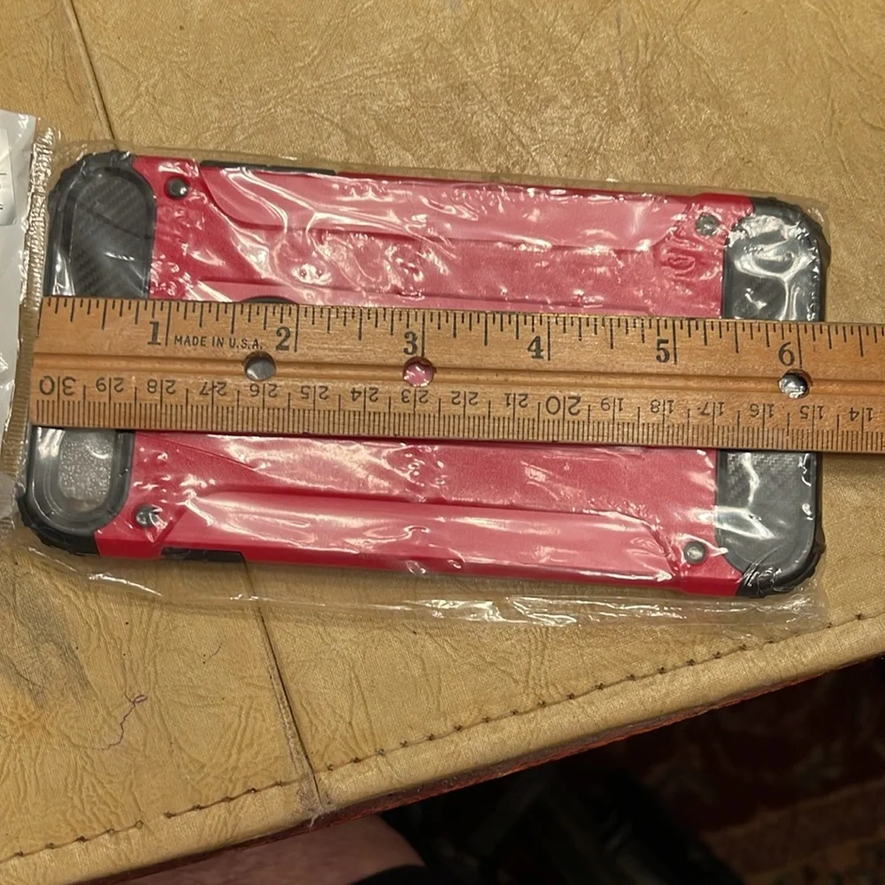 🔴or🌼FLASH SALE!CELLPHONE OUTER PROTECTION CASES.(2)I-8 PLUS1RED/BLk NWOT,Gold/Bk